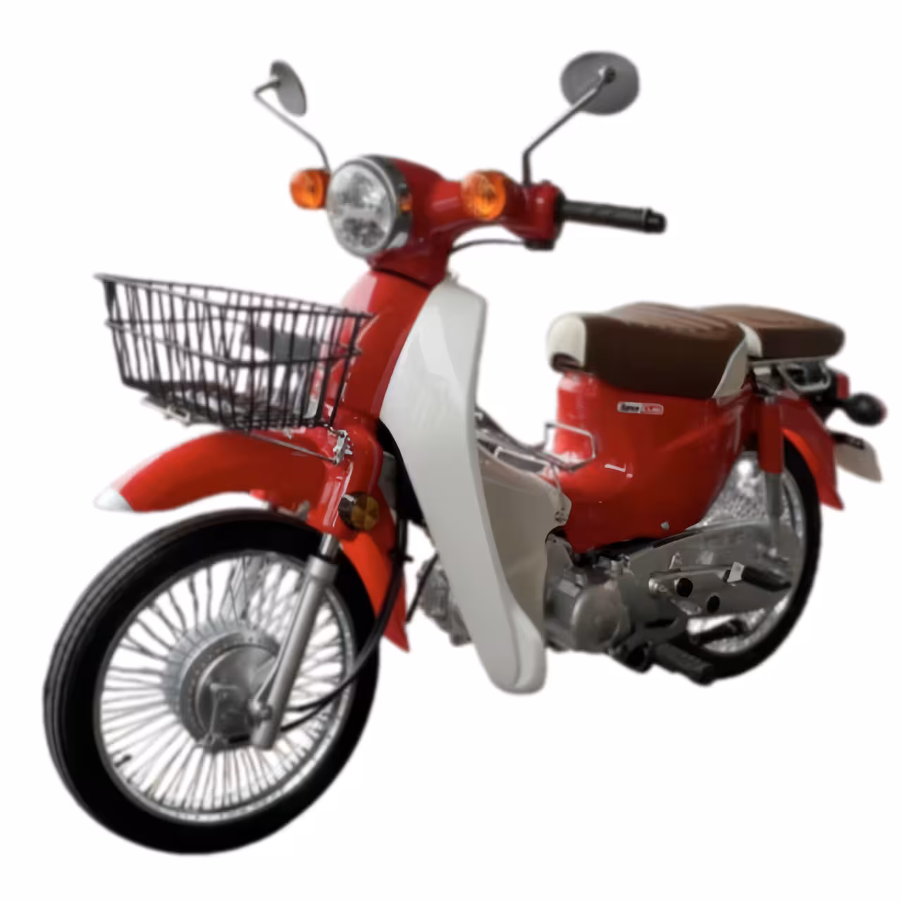 107cc Motorcycle with Air-Cooled Zongshen Engine and Front and Rear Disc Brakes