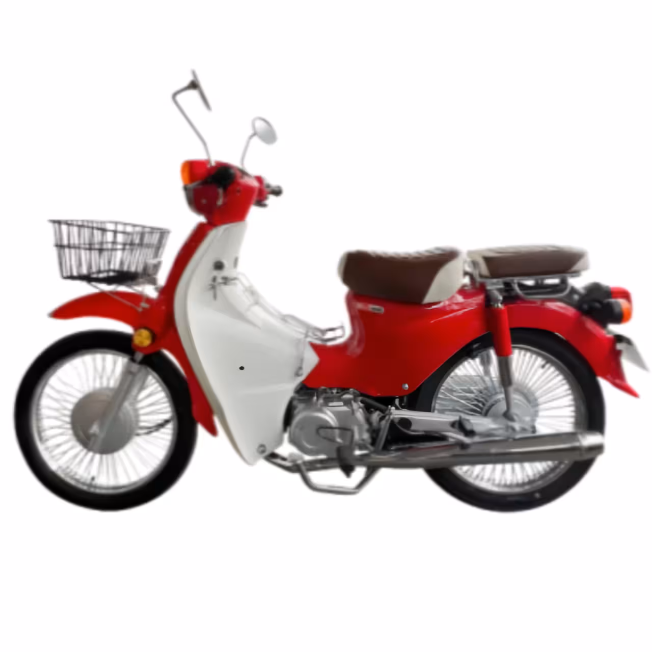 107cc Motorcycle with Air-Cooled Zongshen Engine and Front and Rear Disc Brakes