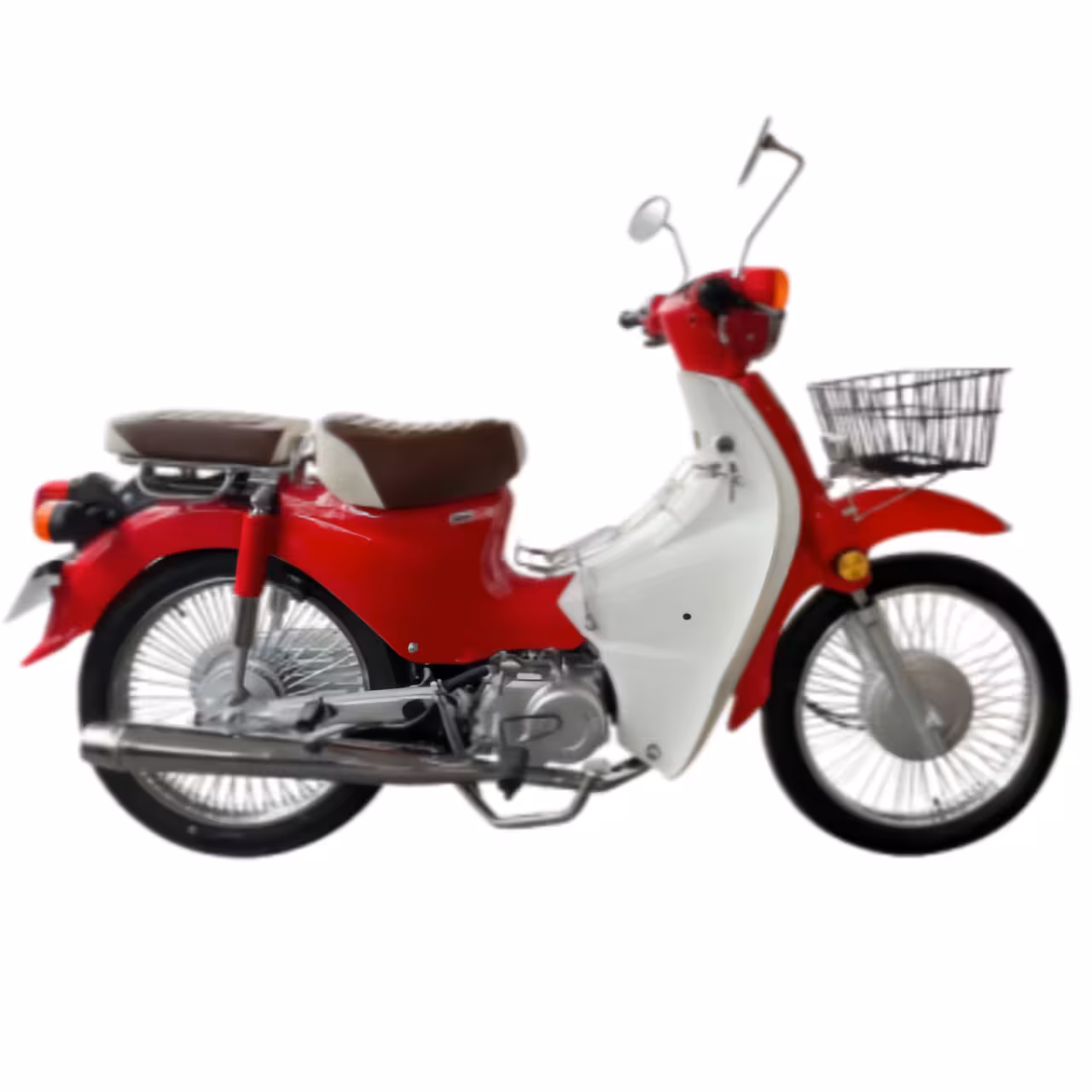 107cc Motorcycle with Air-Cooled Zongshen Engine and Front and Rear Disc Brakes