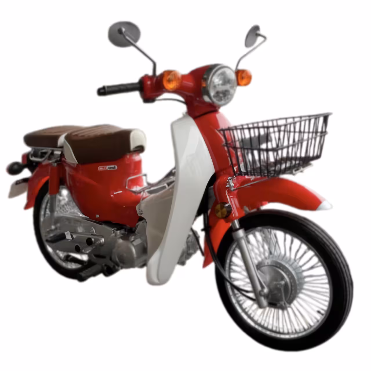 107cc Motorcycle with Air-Cooled Zongshen Engine and Front and Rear Disc Brakes