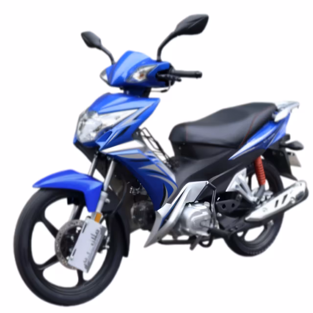 107cc Motorcycle with Air-Cooled Engine, Dual Disc Brakes and 17 inch Tires