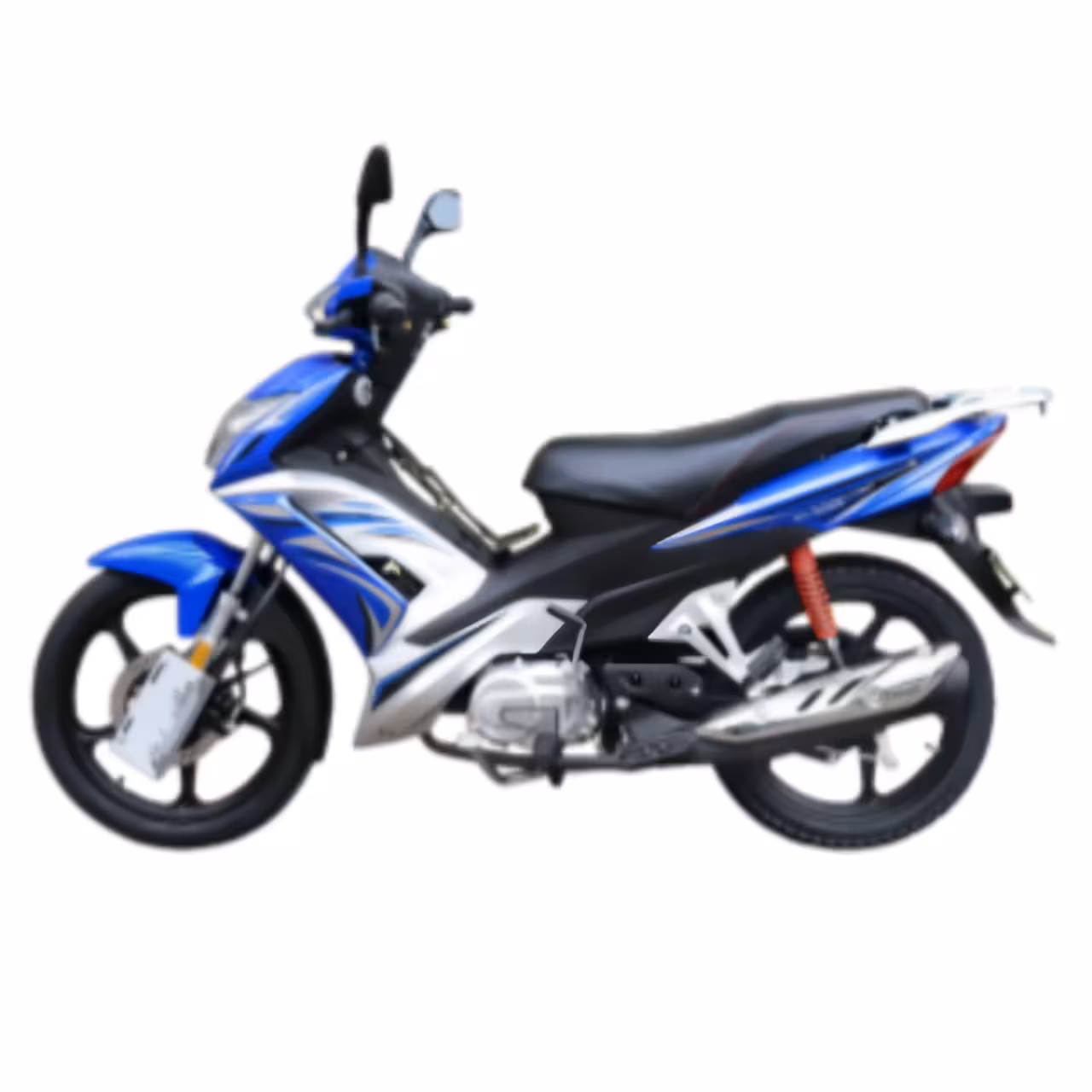 107cc Motorcycle with Air-Cooled Engine, Dual Disc Brakes and 17 inch Tires
