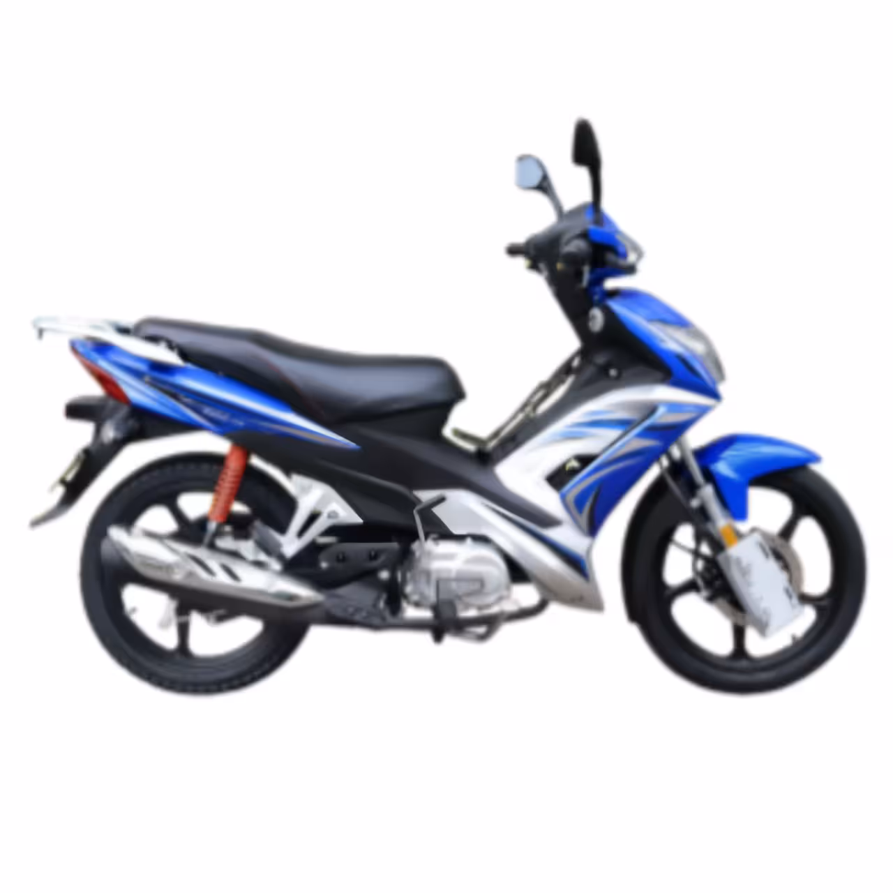 107cc Motorcycle with Air-Cooled Engine, Dual Disc Brakes and 17 inch Tires