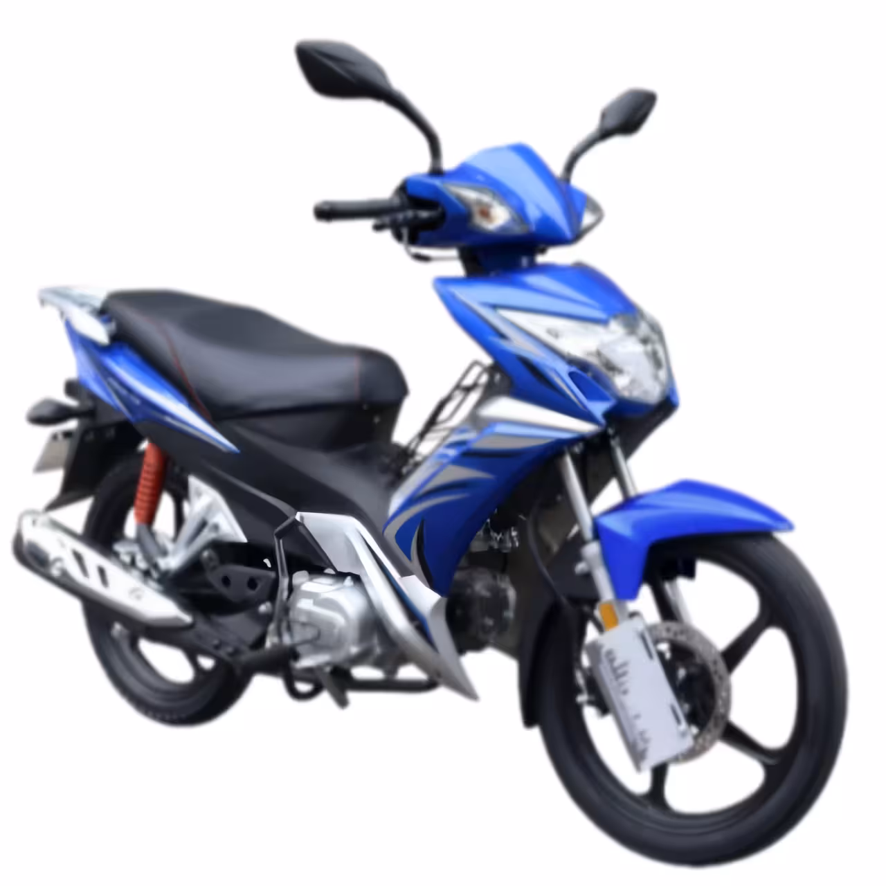 107cc Motorcycle with Air-Cooled Engine, Dual Disc Brakes and 17 inch Tires