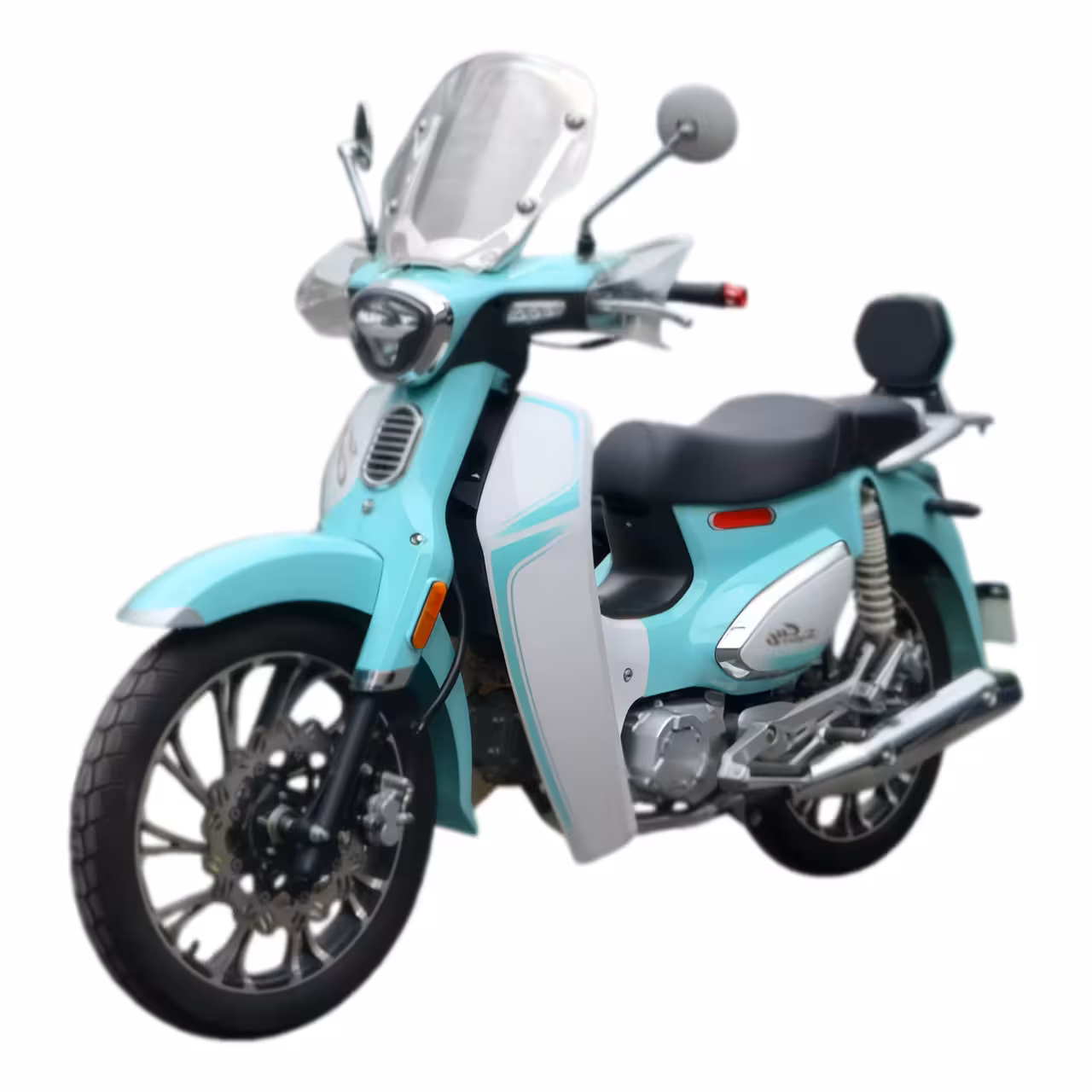 107cc Motorcycle with High-Torque Air-Cooled Zongshen Engine and Dual Disc Brakes