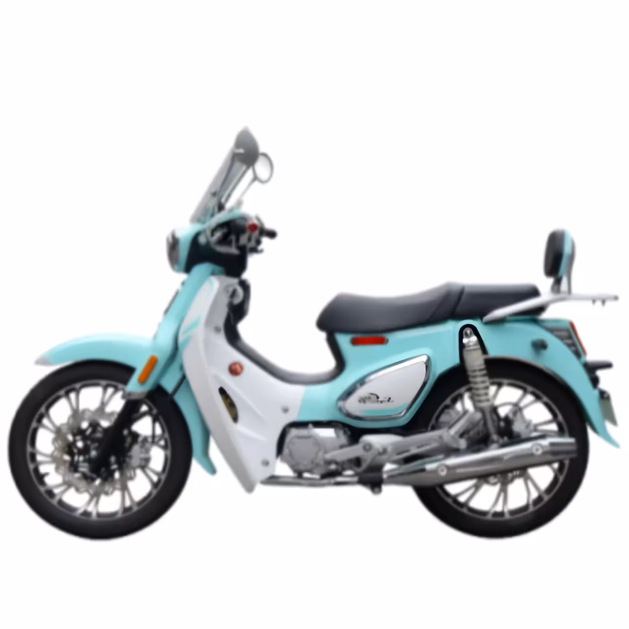 107cc Motorcycle with High-Torque Air-Cooled Zongshen Engine and Dual Disc Brakes