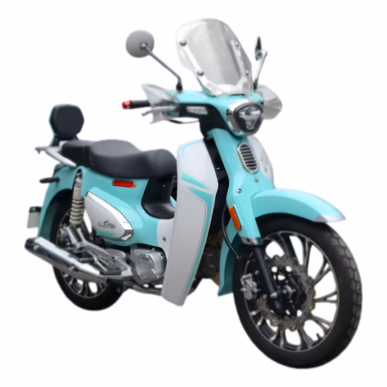 107cc Motorcycle with High-Torque Air-Cooled Zongshen Engine and Dual Disc Brakes
