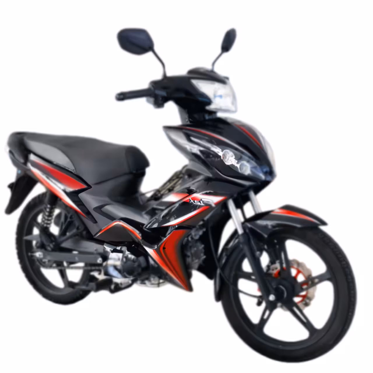 107cc Motorcycle with Air-Cooled Zongshen Engine and Front and Rear Disc Brakes