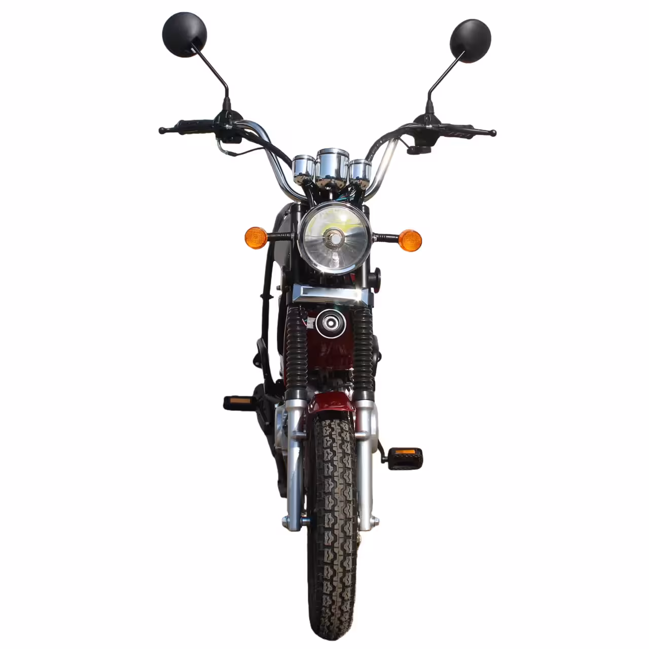 100cc Gasoline Mini Motorcycle Four Stroke Kick Start Chain Drive Hydraulic Front Shocks
