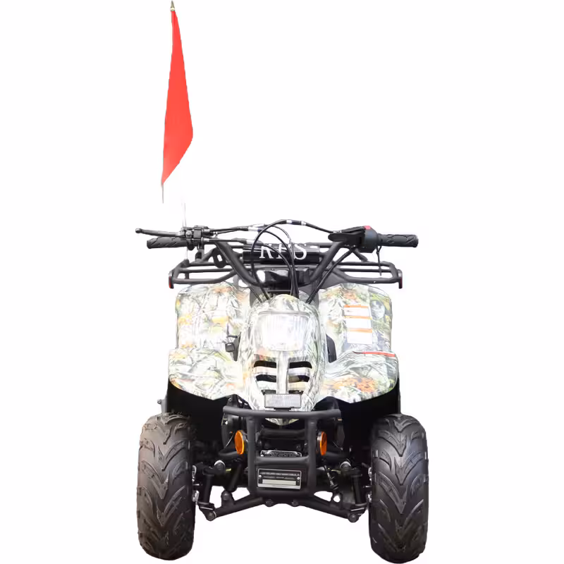110cc Gasoline ATV Front Drum Rear Disc Brakes 50km/h Max Speed 2.2L Fuel Tank