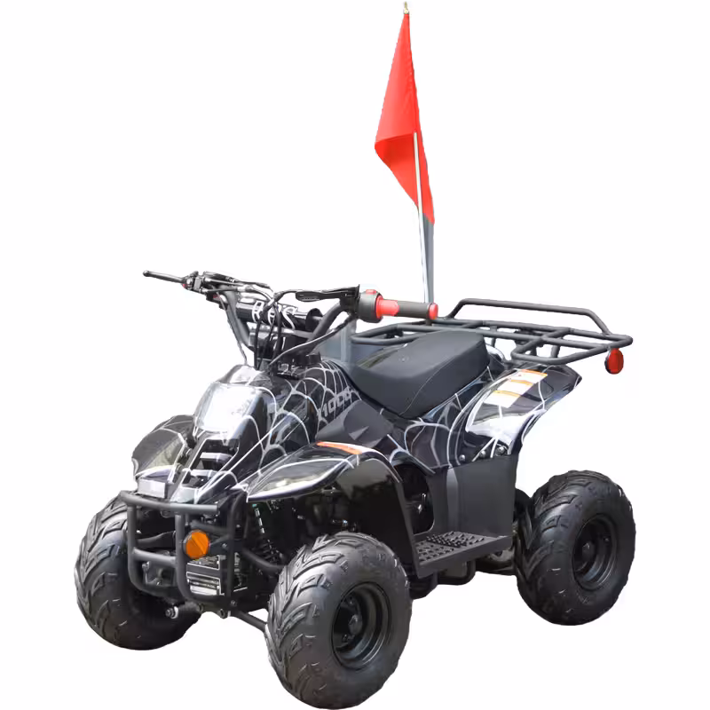 110cc Gasoline ATV Front Drum Rear Disc Brakes 50km/h Max Speed 2.2L Fuel Tank