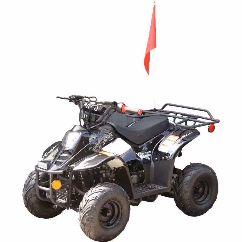110cc Gasoline ATV Front Drum Rear Disc Brakes 50km/h Max Speed 2.2L Fuel Tank