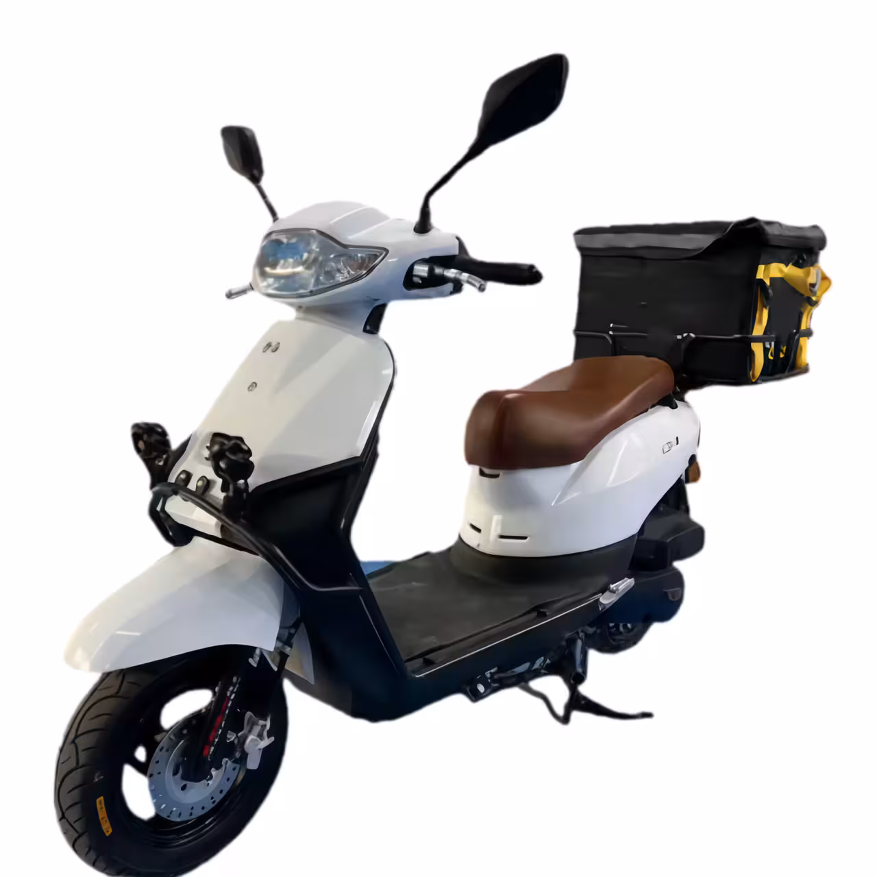 110cc Gasoline Scooter Front Disc and Rear Drum Brakes Dual Start Hydraulic Suspension