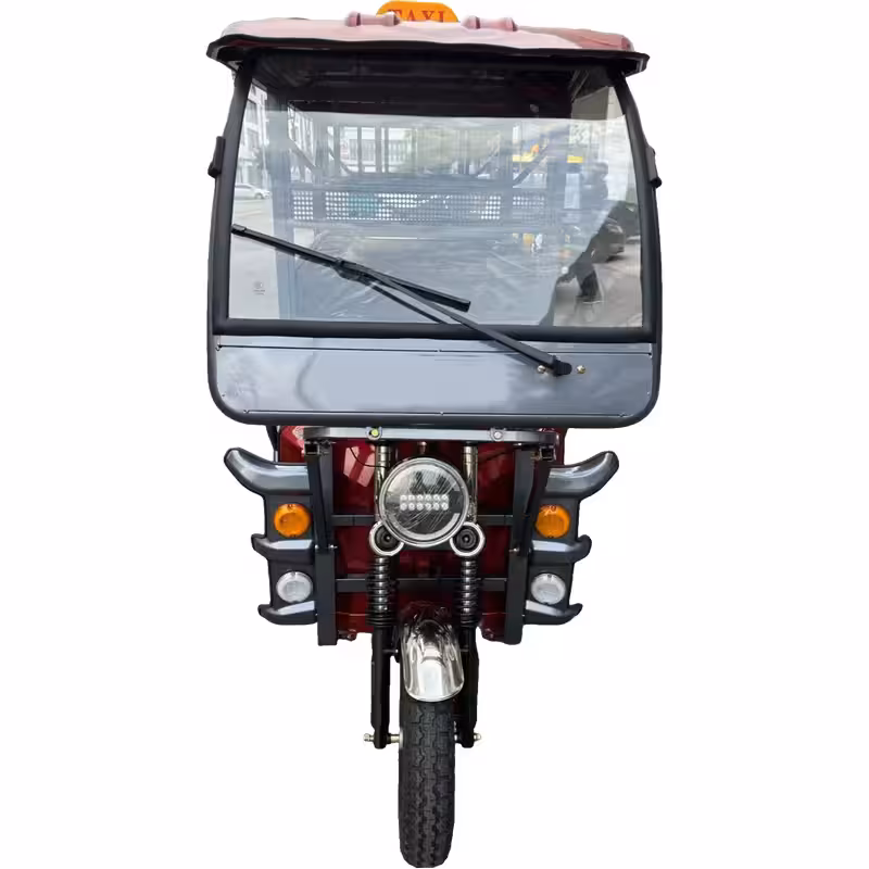 1200W 3-Wheel Electric Passenger Rickshaw in India Open Body Tuc Tuc Tricycle with 6 Seatsfor Sale