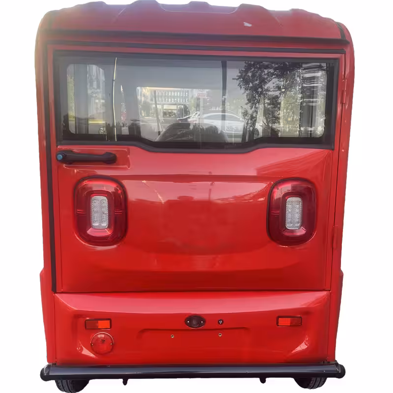 1200W Electric 3-Wheel Vehicle Fully Enclosed 4-Seater Passenger Truck for Adults 60V New Energy