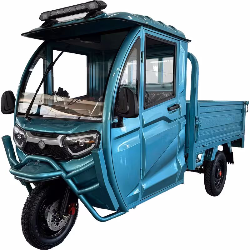 1200W Electric Agricultural Cargo Tricycle Household Three-Wheel Motorcycle with 60V Voltage