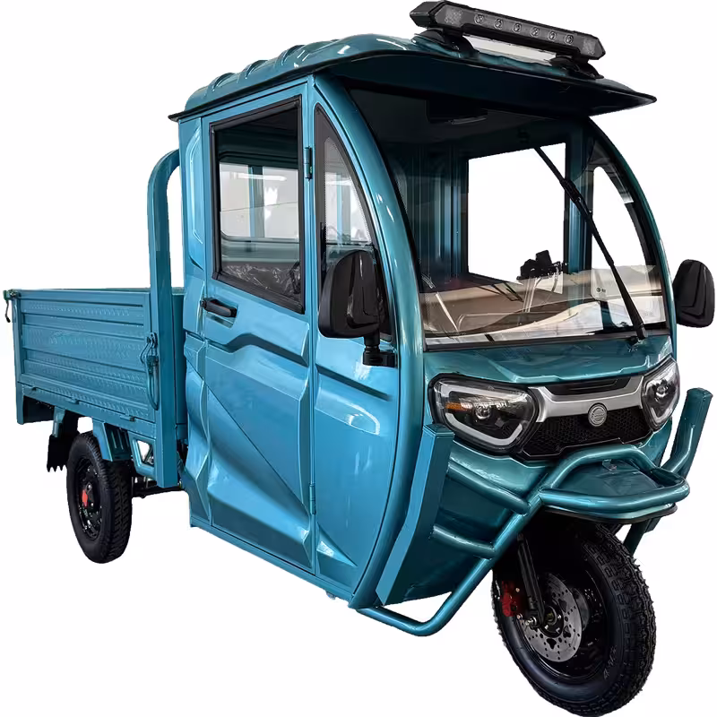 1200W Electric Agricultural Cargo Tricycle Household Three-Wheel Motorcycle with 60V Voltage