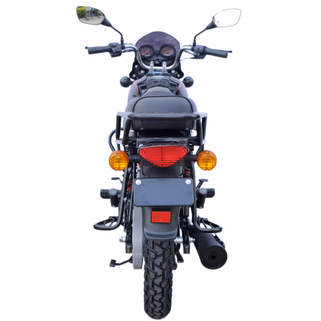 125cc Gasoline Motorcycle Front Rear Drum Brakes Electric Kick Start 17 inch Alloy Wheels