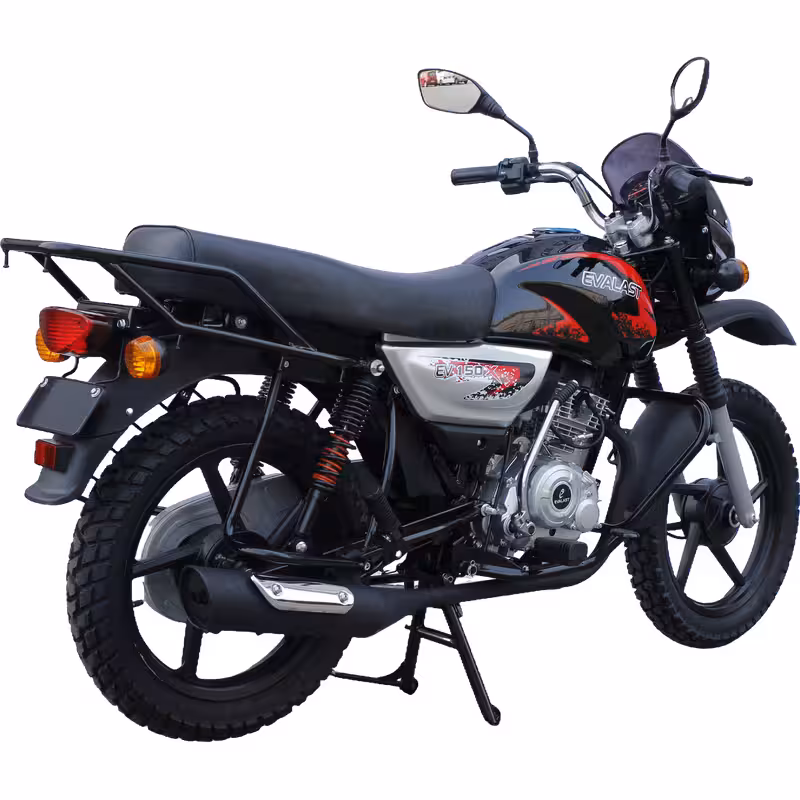 125cc Gasoline Motorcycle Front Rear Drum Brakes Electric Kick Start 17 inch Alloy Wheels