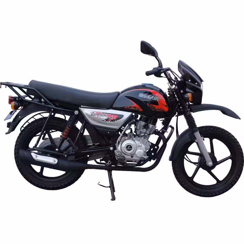 125cc Gasoline Motorcycle Front Rear Drum Brakes Electric Kick Start 17 inch Alloy Wheels