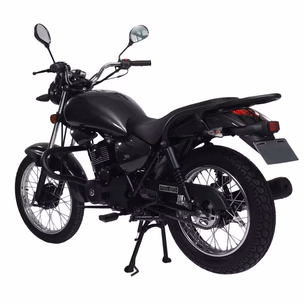 125cc Gasoline Adventure Motorcycle 4 Stroke Engine Front Disc and Rear Drum Brakes Dual Start 18 inch Tires