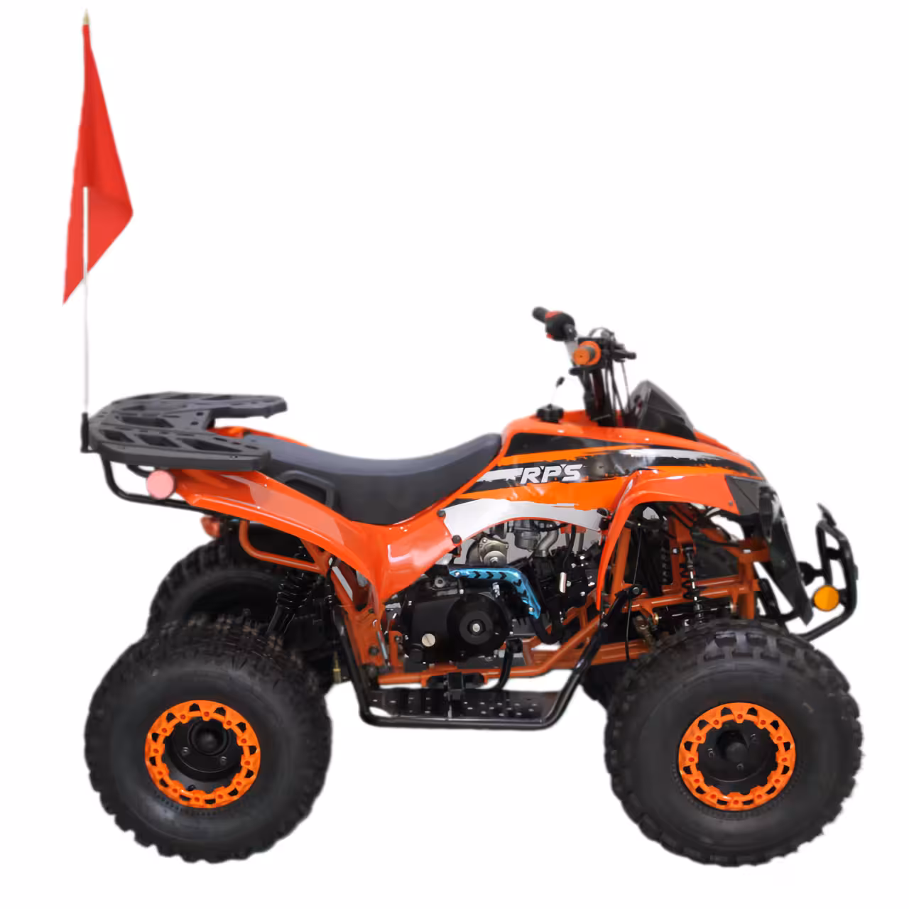 125cc Gasoline ATV Front Drum Rear Disc Brakes 60km/h Max Speed 2.2L Fuel Tank EFI