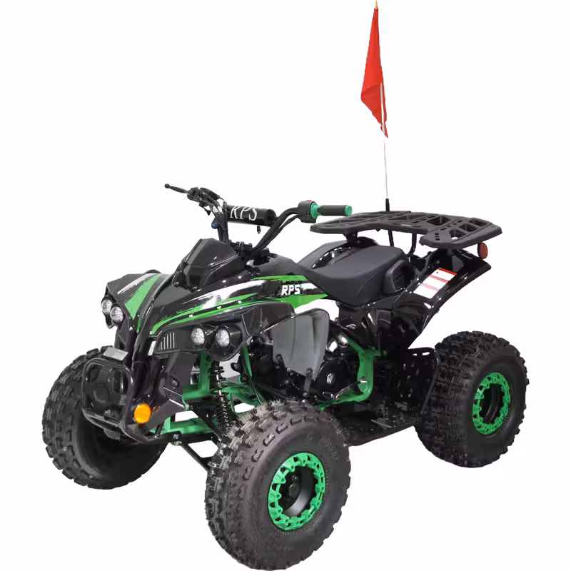 125cc Gasoline ATV Front Drum Rear Disc Brakes 60km/h Max Speed 2.2L Fuel Tank EFI