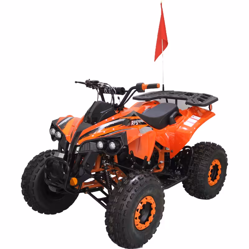 125cc Gasoline ATV Front Drum Rear Disc Brakes 60km/h Max Speed 2.2L Fuel Tank EFI
