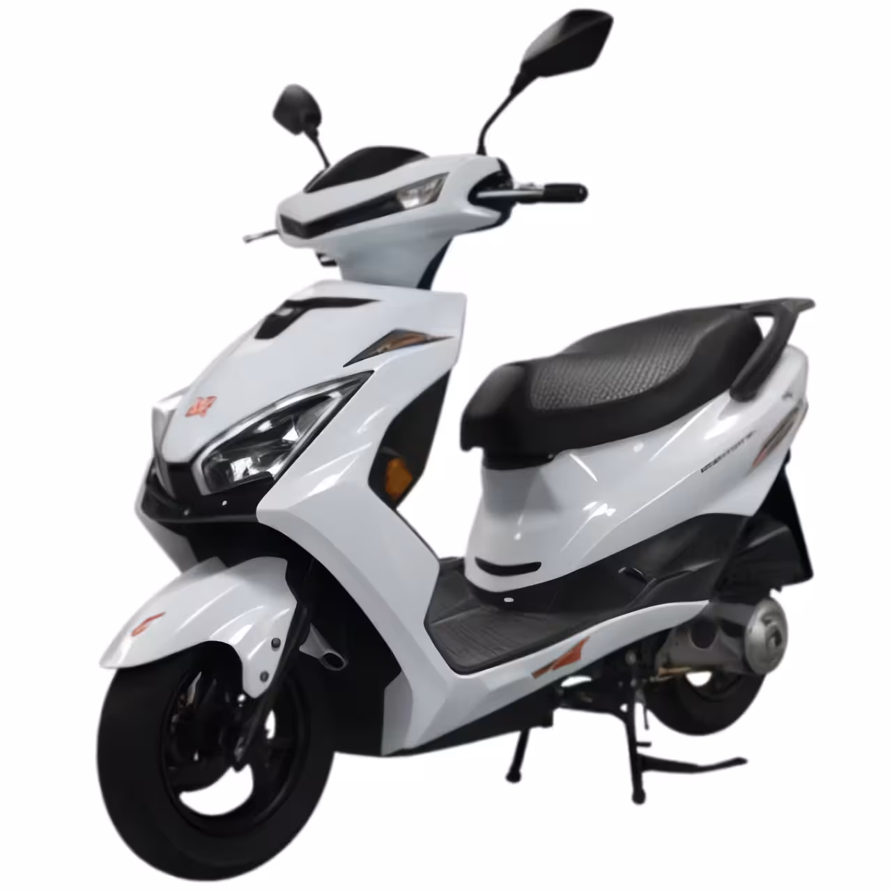 125cc Gasoline Scooter Front and Rear Disc Brakes Electric Kick Start Aluminum Wheels Sporty Design