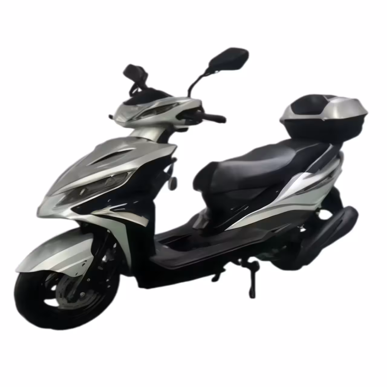125cc Gasoline Scooter High Performance Engine Front Disc and Rear Drum Brakes Dual Start System Compact Build Aluminu