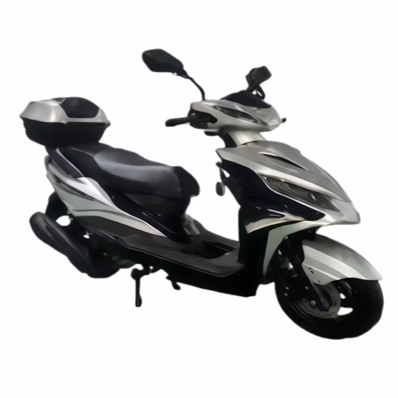 125cc Gasoline Scooter High Performance Engine Front Disc and Rear Drum Brakes Dual Start System Compact Build Aluminu
