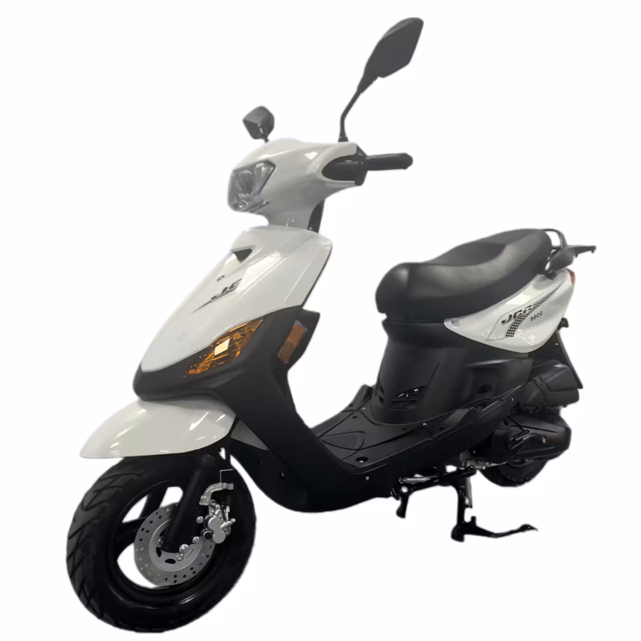 125cc Gasoline Scooter Compact Jog Design Front Disc and Rear Drum Brakes Hydraulic Suspension Lightweight Build
