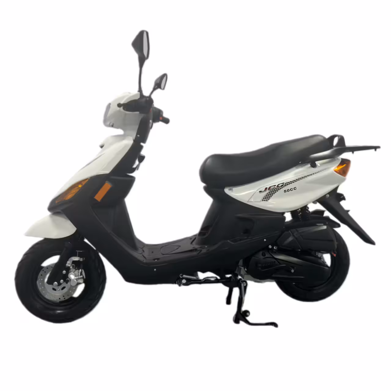 125cc Gasoline Scooter Compact Jog Design Front Disc and Rear Drum Brakes Hydraulic Suspension Lightweight Build