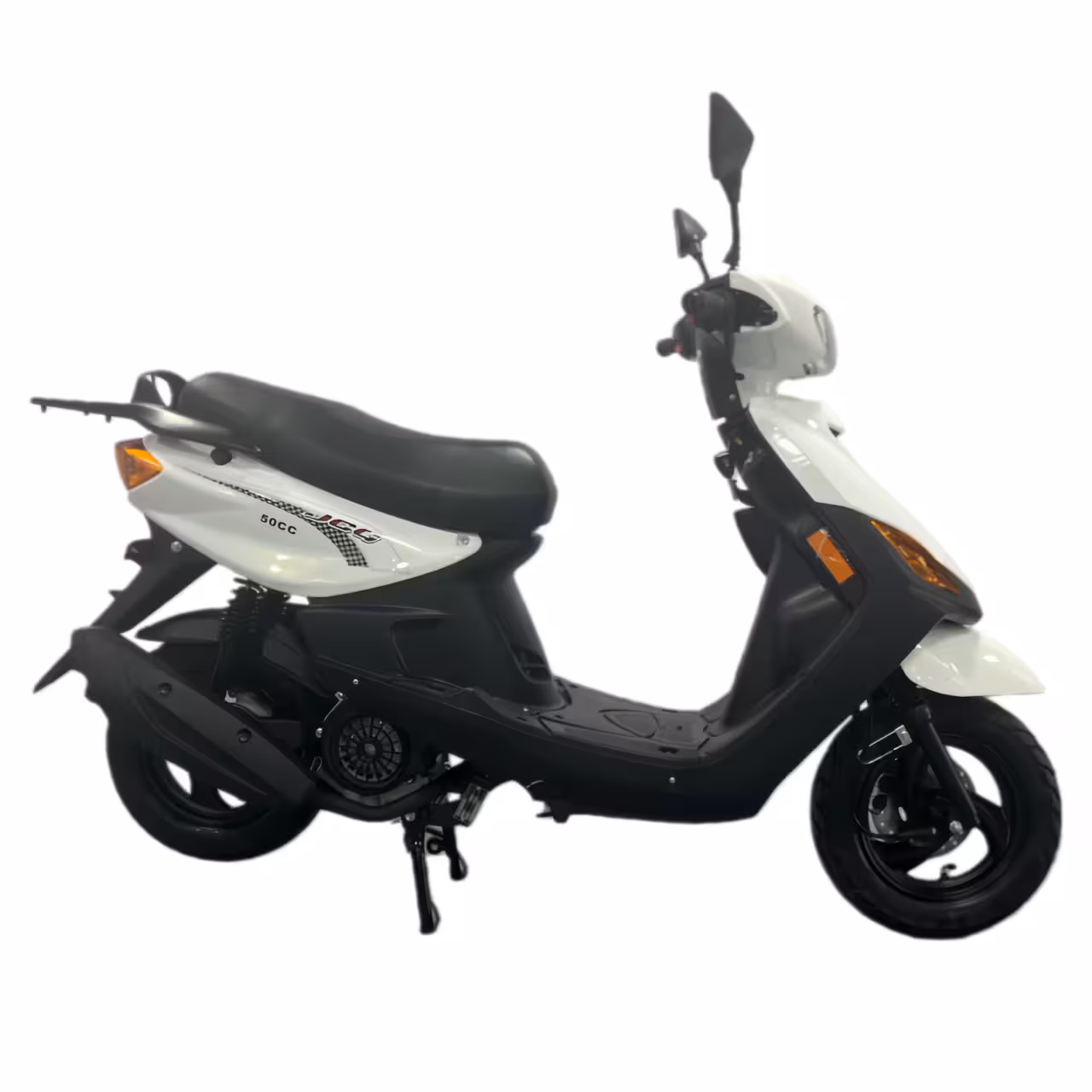 125cc Gasoline Scooter Compact Jog Design Front Disc and Rear Drum Brakes Hydraulic Suspension Lightweight Build