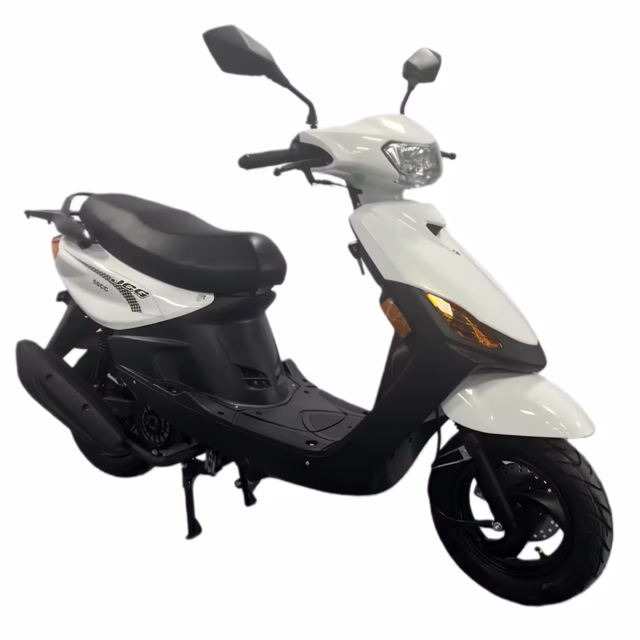 125cc Gasoline Scooter Compact Jog Design Front Disc and Rear Drum Brakes Hydraulic Suspension Lightweight Build