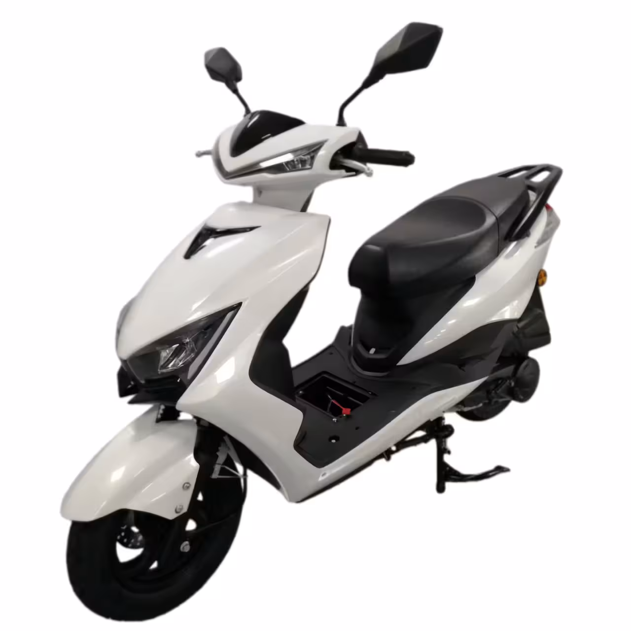 125cc Gasoline Scooter Front and Rear Disc Brakes Dual Start Hydraulic Suspension Aluminum Wheels