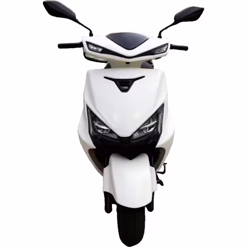 125cc Gasoline Scooter Front and Rear Disc Brakes Dual Start Hydraulic Suspension Aluminum Wheels