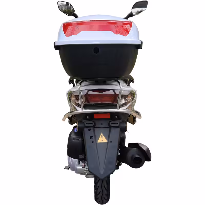 150cc Gasoline Scooter 4 Stroke CDI Ignition Front Disc and Rear Drum Brakes Electric Kick Start 350-10 Tires Compact