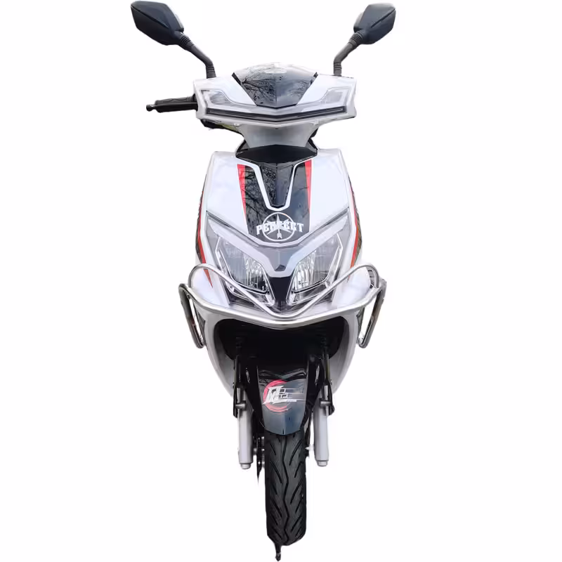 150cc Gasoline Scooter 4 Stroke CDI Ignition Front Disc and Rear Drum Brakes Electric Kick Start 350-10 Tires Compact