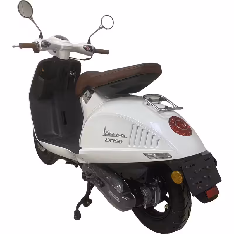 150cc Gasoline Scooter High Torque Belt Drive Front Disc Rear Drum Dual Start Compact Design