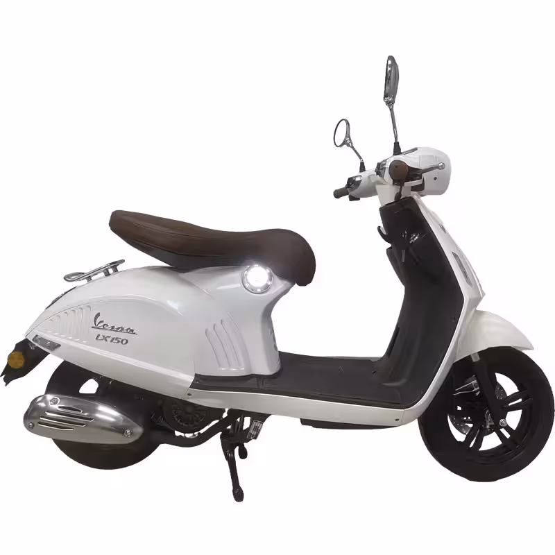 150cc Gasoline Scooter High Torque Belt Drive Front Disc Rear Drum Dual Start Compact Design