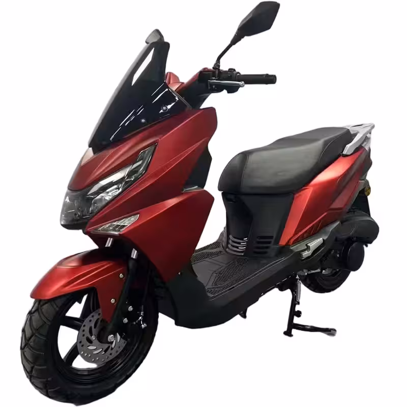 150cc Gasoline Moped Motorcycle Fast Speed Gas Scooter Disc Brakes 4 Stroke Engine Two-Wheel Vehicle Electric Motorcyc