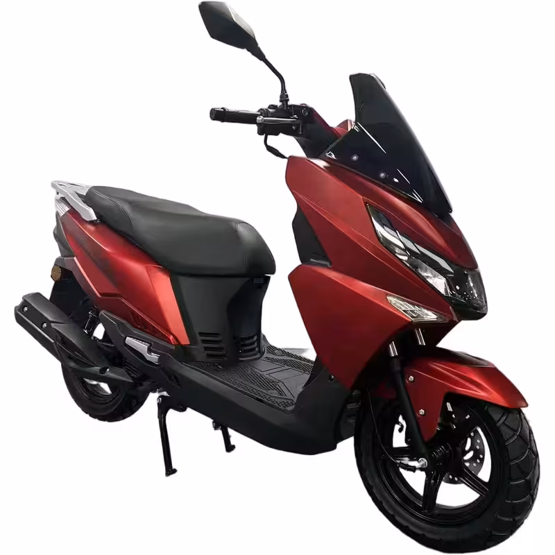 150cc Gasoline Moped Motorcycle Fast Speed Gas Scooter Disc Brakes 4 Stroke Engine Two-Wheel Vehicle Electric Motorcyc