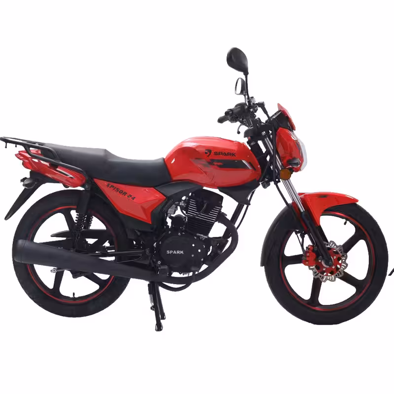 150cc Gasoline Scooter 4 Stroke Engine Front Disc Rear Drum Brakes Electric Kick Start