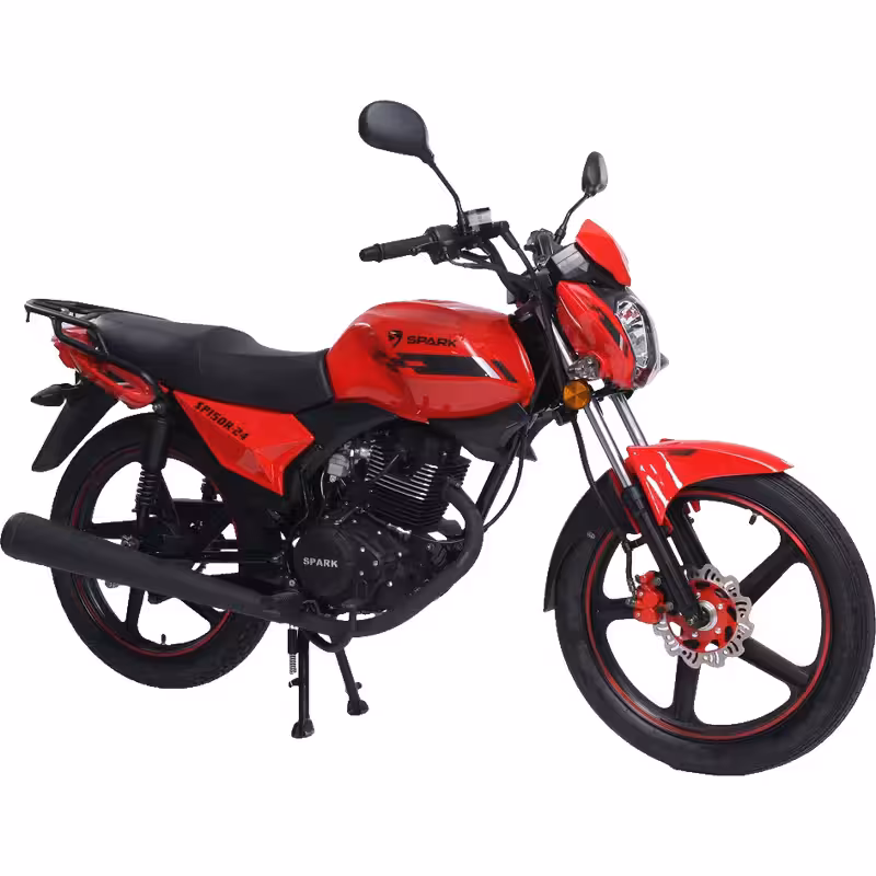 150cc Gasoline Scooter 4 Stroke Engine Front Disc Rear Drum Brakes Electric Kick Start