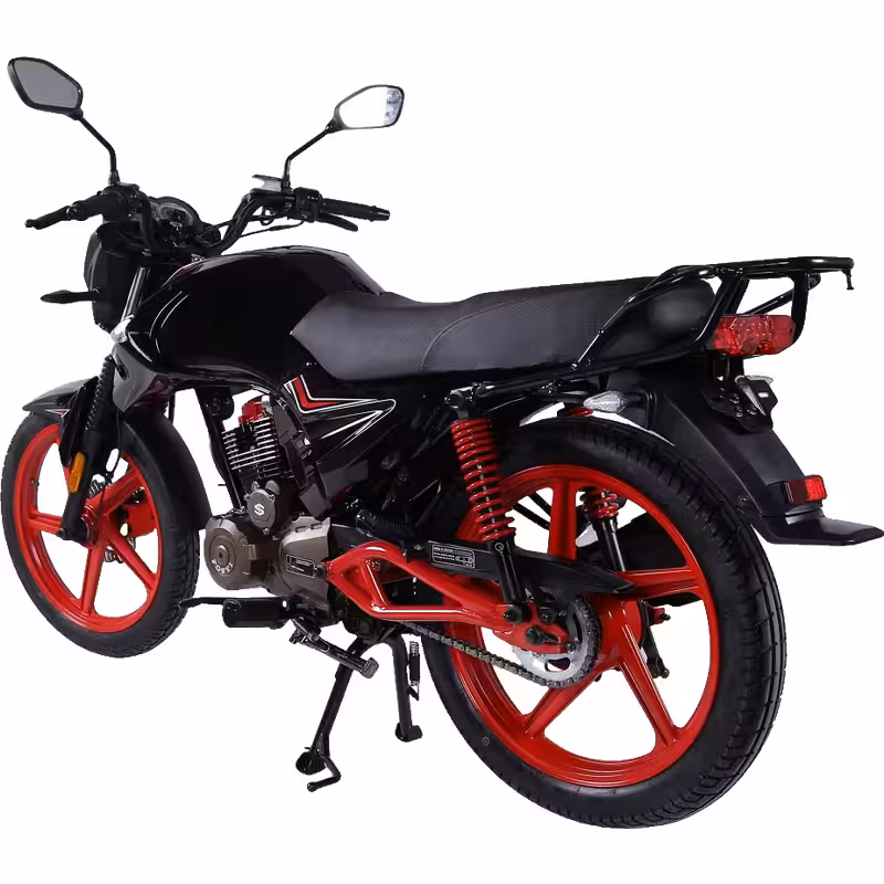 150cc Gasoline Cruiser Motorcycle Air-Cooled Engine Front Disc and Rear Drum Brakes Dual Start Lightweight