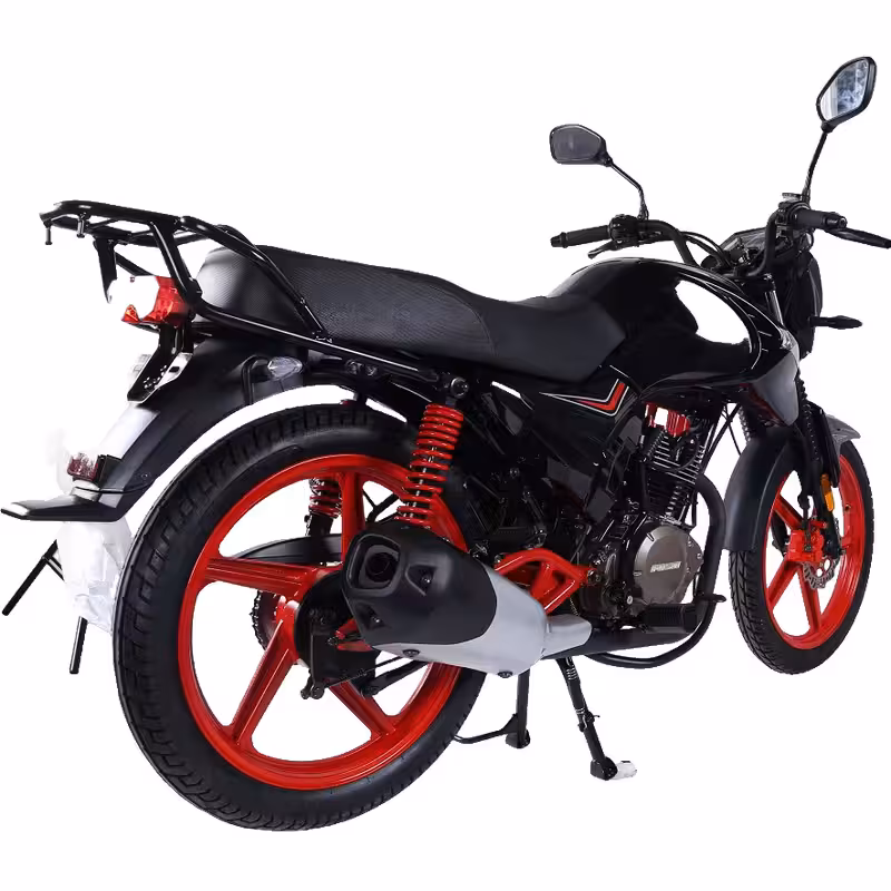 150cc Gasoline Cruiser Motorcycle Air-Cooled Engine Front Disc and Rear Drum Brakes Dual Start Lightweight