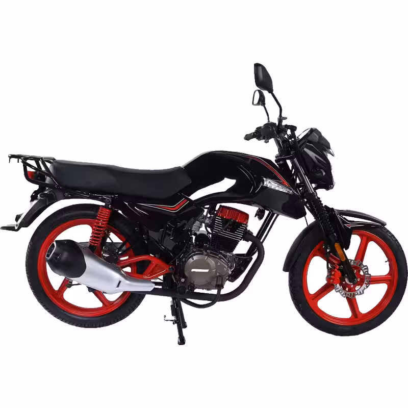 150cc Gasoline Cruiser Motorcycle Air-Cooled Engine Front Disc and Rear Drum Brakes Dual Start Lightweight