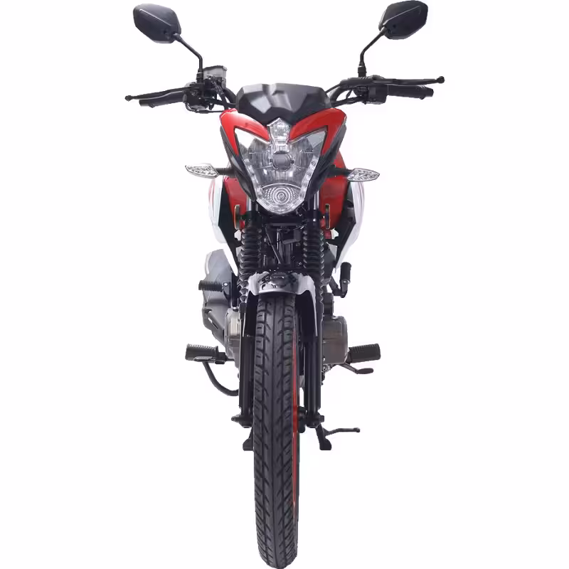 150cc Gasoline Motorcycle Front Disc Rear Drum Brakes Electric Foot Start 18 inch Wheels