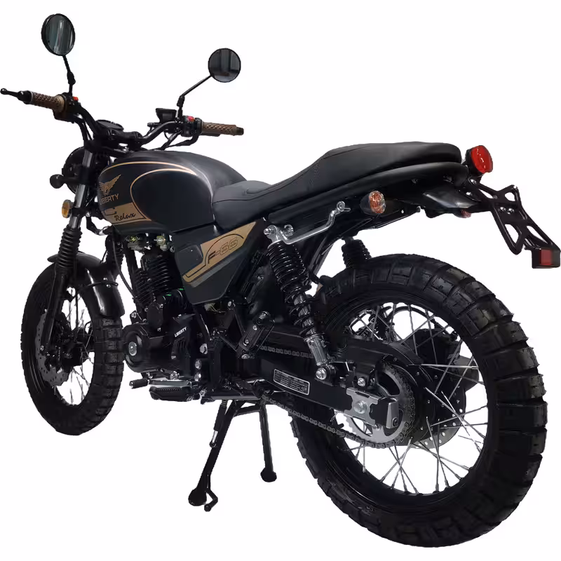 150cc Gasoline Motorcycle High Torque 4 Stroke Front Disc Rear Drum CDI Ignition Alloy Rims